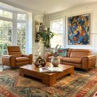 Fauteuil relax en cuir BELLINI