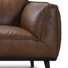 Fauteuil en cuir DINO