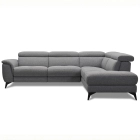 Canap&eacute; tissu d'angle relax Marcus