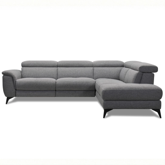 Canap&eacute; d\'angle relax en tissu MARCUS