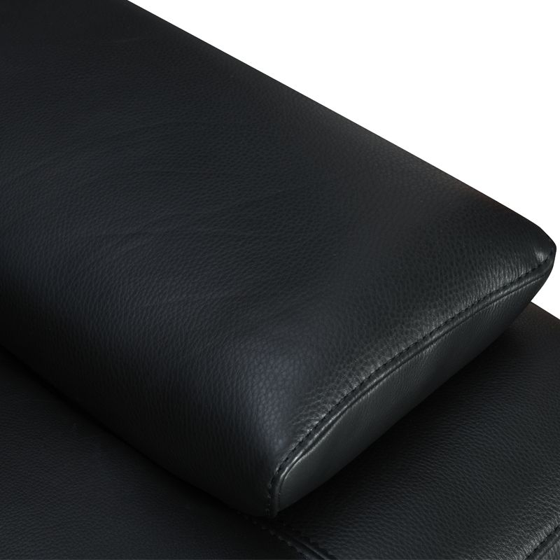 Canap&eacute; droit en cuir VENTO