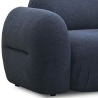 Canap&eacute; droit en tissu BELLIA