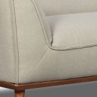 Fauteuil en tissu DINO