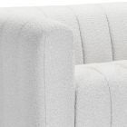 Canap&eacute; droit en tissu MALOA