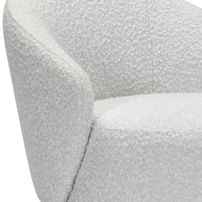 Fauteuil en tissu pivotant CARBEA