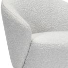 Fauteuil en tissu pivotant CARBEA