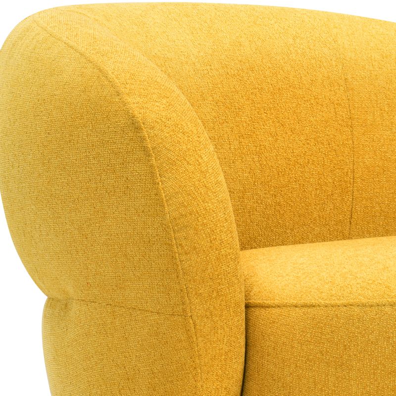 Fauteuil en tissu pivotant CALISSO