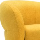 Fauteuil en tissu pivotant CALISSO