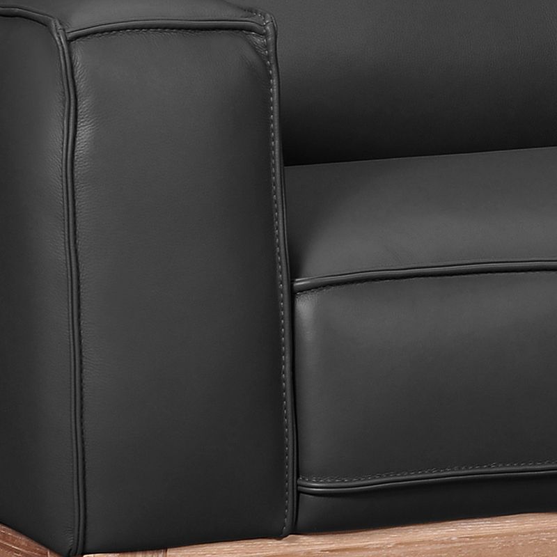 Canap&eacute; droit en cuir ELIO