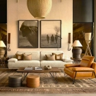 Fauteuil en cuir GALIA