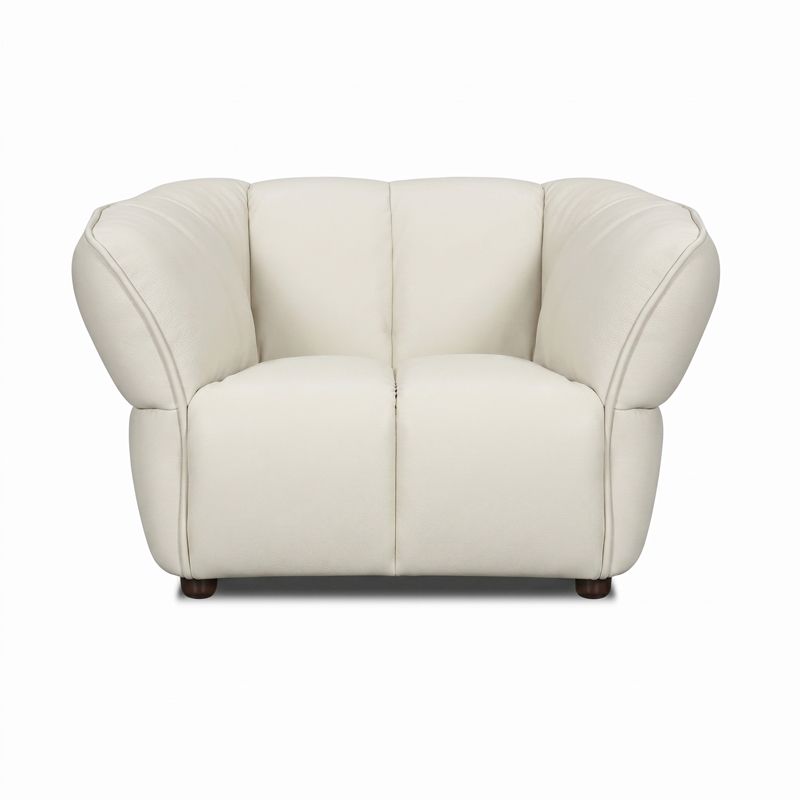 Fauteuil en cuir MILA