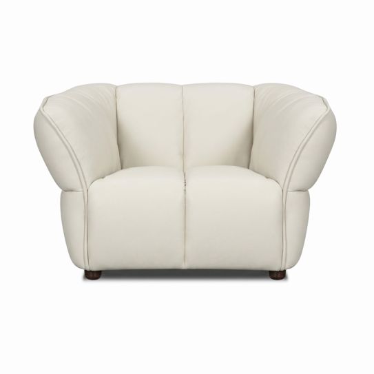Fauteuil en cuir MILA