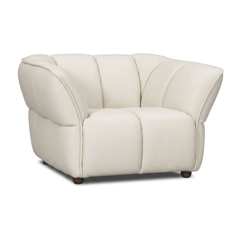 Fauteuil en cuir MILA