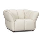Fauteuil en cuir MILA