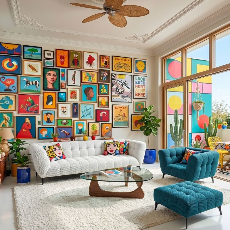 Canap&eacute; droit en tissu CURBY