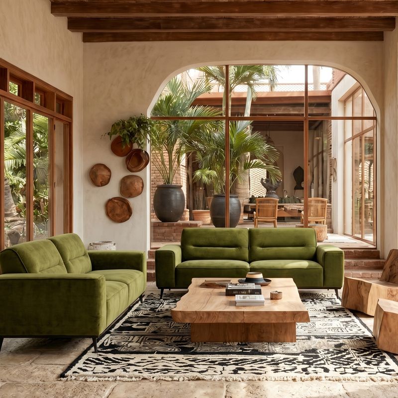 Canap&eacute; droit en tissu TODD