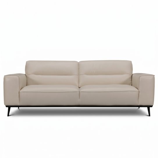 Canap&eacute; droit en cuir TODD