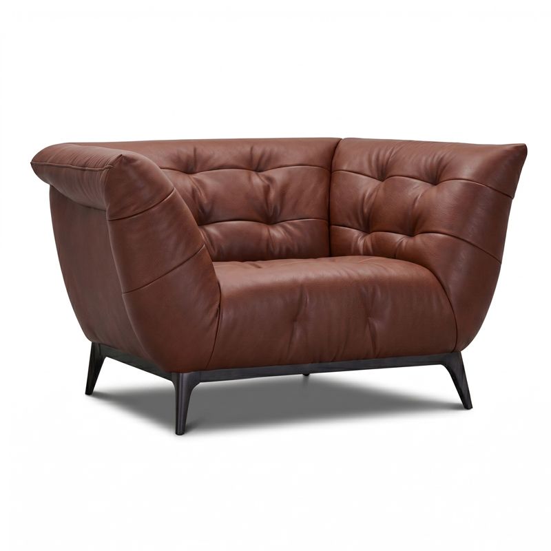 Fauteuil en cuir NOLA