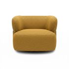 Fauteuil en tissu pivotant CIRO