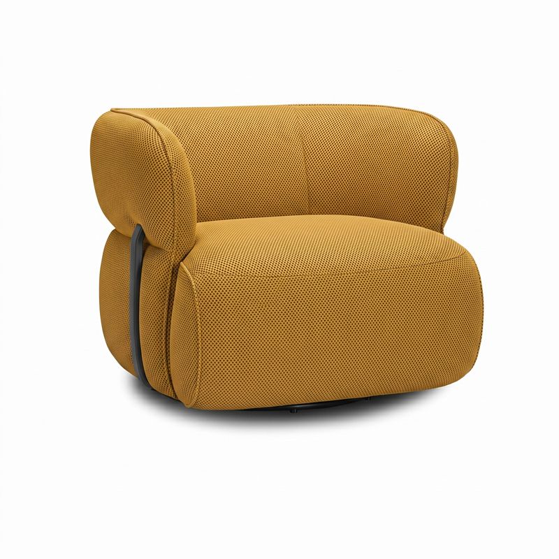 Fauteuil en tissu pivotant CIRO