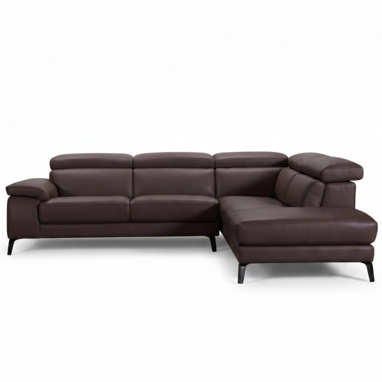 Canap&eacute; d\'angle en cuir ESPERIA