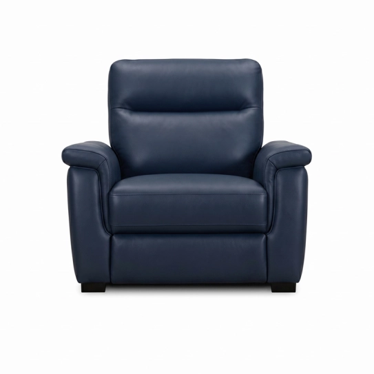 Fauteuil relax en cuir JONAS