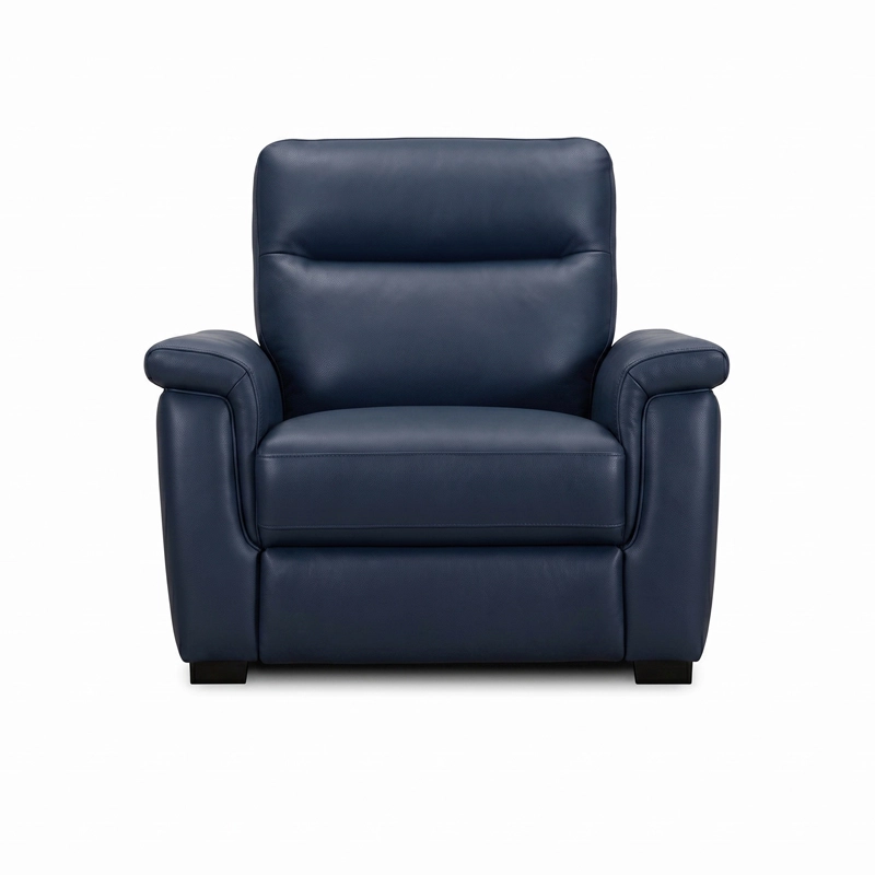 Fauteuil relax en cuir JONAS