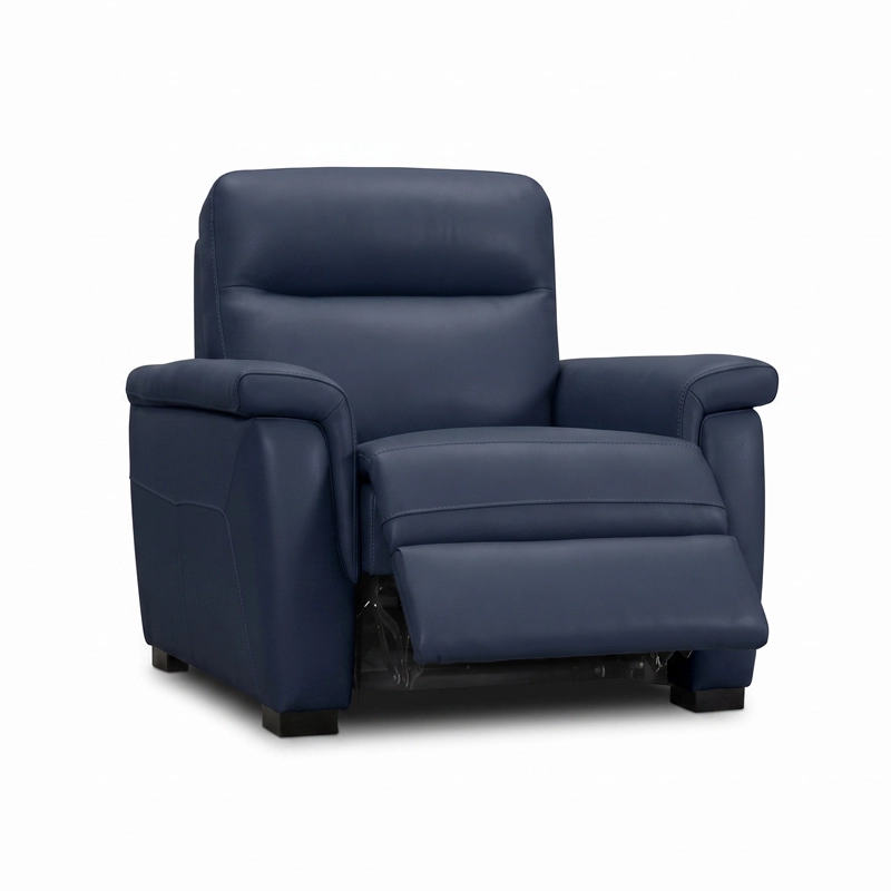 Fauteuil relax en cuir JONAS
