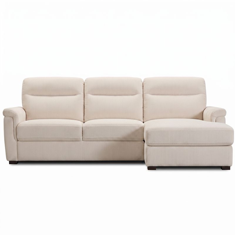 Canap&eacute; d'angle relax en tissu JONAS