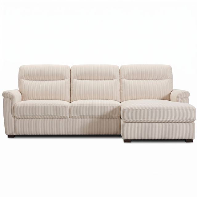 Canap&eacute; d'angle relax en tissu JONAS