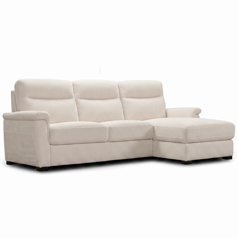 Canap&eacute; d'angle relax en tissu JONAS