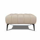 Pouf en cuir CURBY