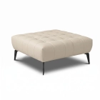 Pouf en cuir CURBY