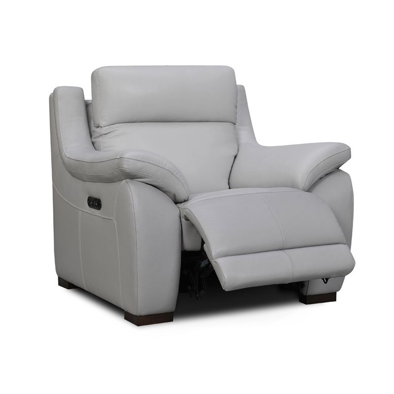 Fauteuil relax en cuir TOBY