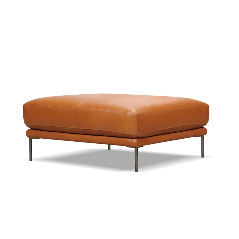 Pouf en cuir GOYA
