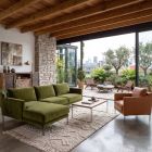 Fauteuil en cuir GOYA