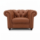 Fauteuil en cuir CHESTERFIELD