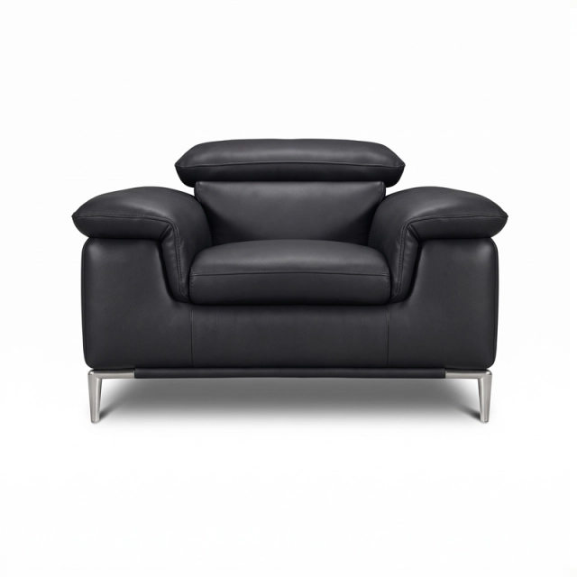 Fauteuil en cuir MADISON