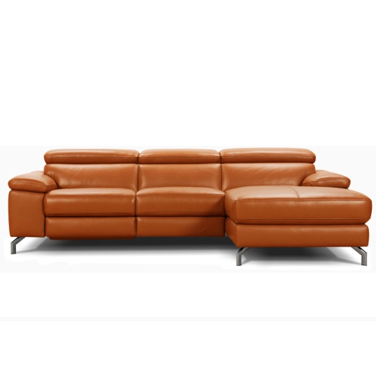 Canap&eacute; d\'angle relax en cuir MOA