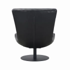 Fauteuil pivotant en cuir GRANT