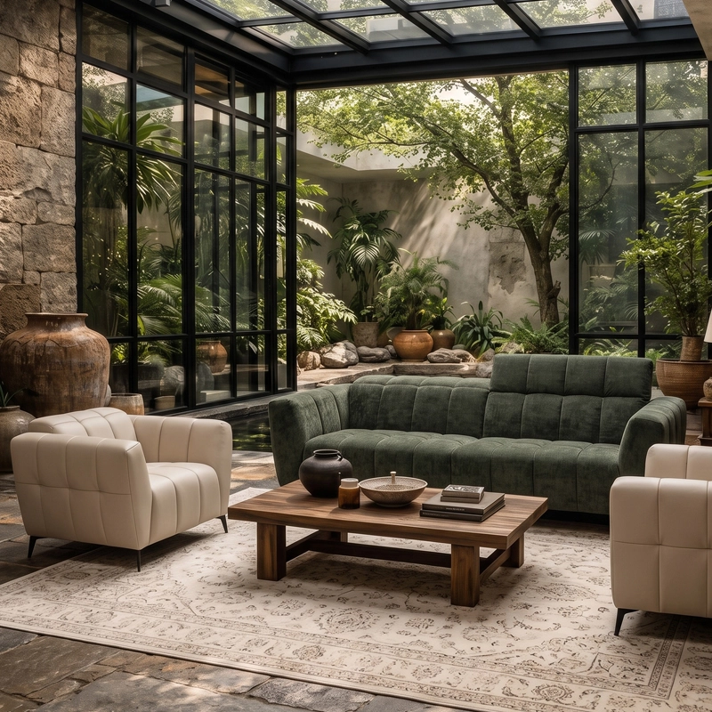 Fauteuil relax en cuir GABY