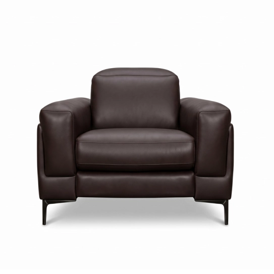Fauteuil relax en cuir ADAM