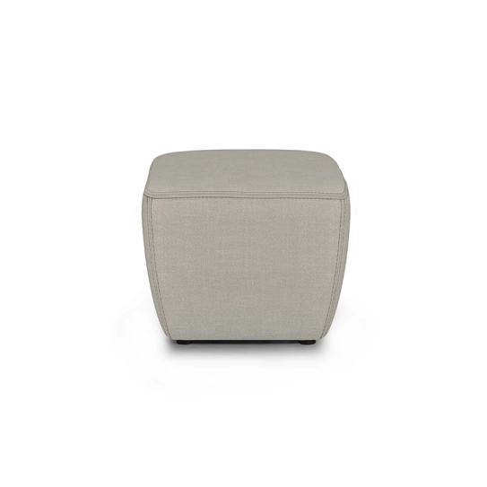 Pouf carré en tissu