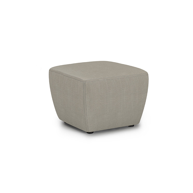 Pouf carré en tissu INTEMPOREL