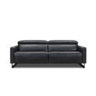 Canapé droit relax en cuir VALERIA