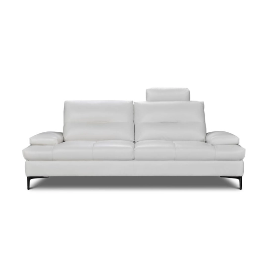 Canapé droit avance-recule en cuir BIRMAN