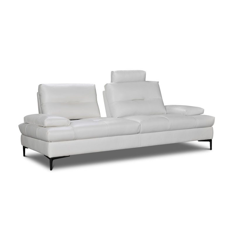 Canapé droit en cuir BIRMAN