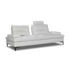 Canapé droit en cuir BIRMAN