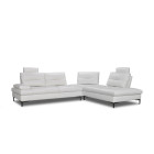 Canapé d'angle en cuir BIRMAN