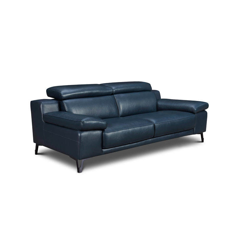 Canapé droit en cuir CERVIONE Canapé droit en cuir CERVIONE